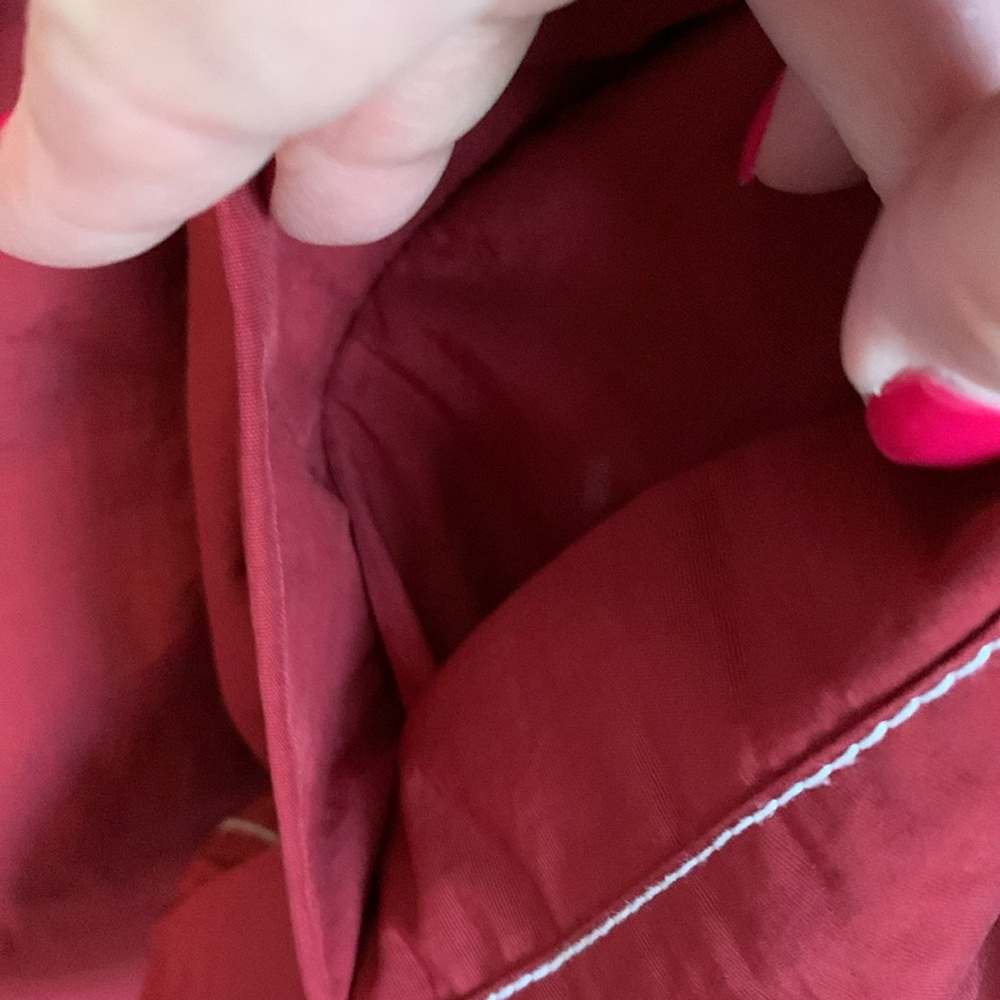 Tommy Hilfiger Jacket with Concealed Hood, size medium. Like Garnet in color - Picture 7 of 16